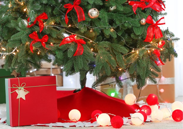 close up of presents under a christmas tree showing how important are temporary hgv drivers over the festive period